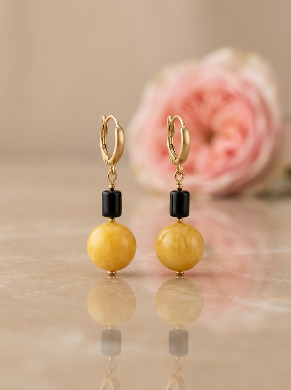 auskarai gintariniai karaliski