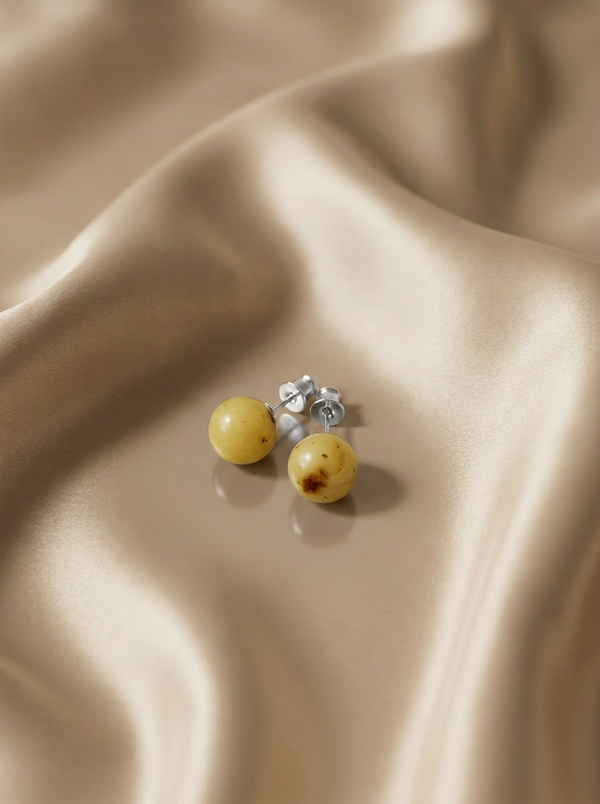 Amber wreaths, silver or gold-plated silver 925 "Comets"
