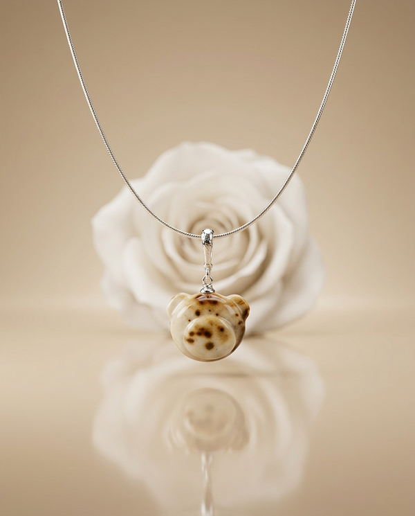 gintaro pakabukas su sidabru