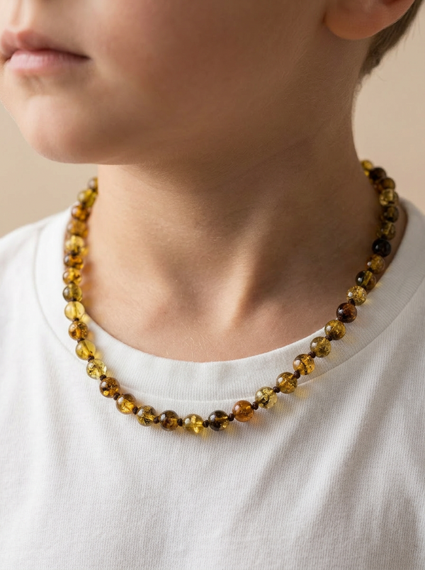 gintaro karoliukai vaikams