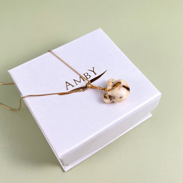 Gintaro pakabukas, auksuotas sidabras 925 "Šviesos blyksnis"