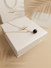 Amber pendant "Bellum gold"