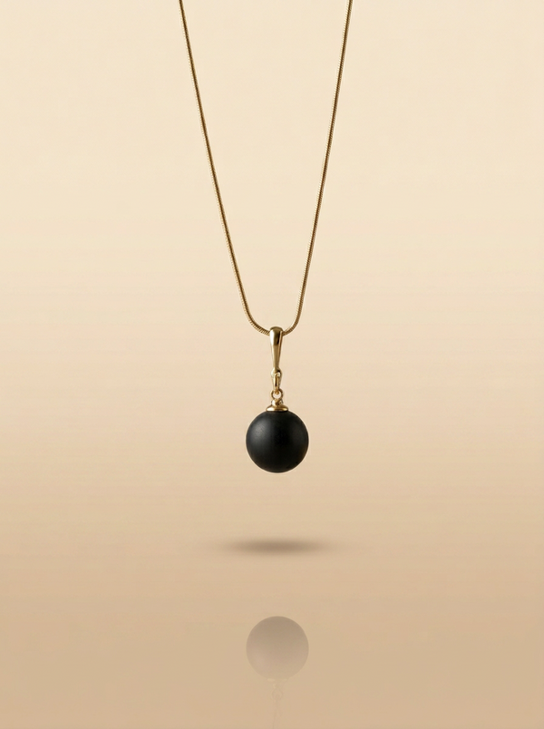 Gintarinis pakabukas, auksuotas sidabras 925 "Bellum gold mini"