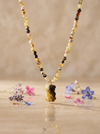 Amber necklace 46cm, silver 925 "Mars amulet"