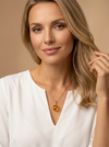 Amber pendant "Bellum gold"