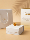 Amber pendant "Bellum gold"