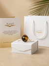 Amber pendant "Bellum gold"