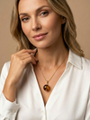Amber pendant "Bellum gold"