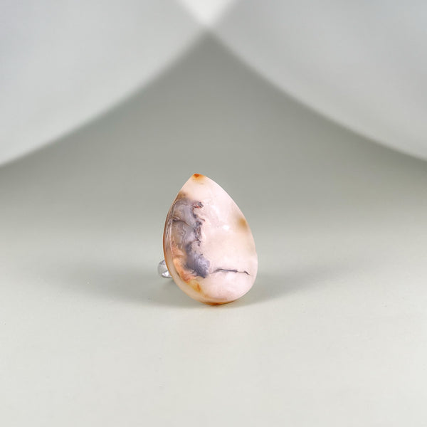 Gintaro žiedas,  sidabras 925 "Pagunda"