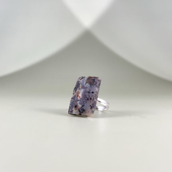 Gintaro žiedas,  sidabras 925 "Šarmingas"